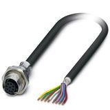 SACCBP-FS-8CON-M16/3,0-PUR SCO - Device connector, rear mounting