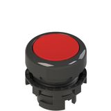 Spring-return red flush pushbutton