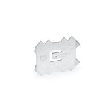 BES KHK40  Buckle and cable holder, Steel, St, strip galvanized, DIN EN 10346