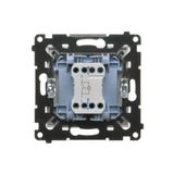LED light indicator - red light, anthracite, metalic
