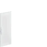 Door, univers, right, slotted, RAL 9010, for enclosure IP3X 650x300mm