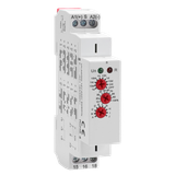 Multifunction Time Relay, 10 Functions, AC/DC 12–240V, 1×SPDT