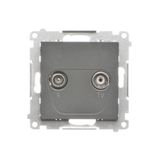 RTV final aerial socket, separated, module, graphite mat