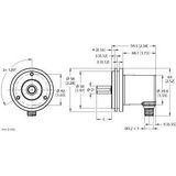 Absolute Rotary Encoder - Multiturn Efficiency Line   REM-E-118T10S-3C13S12M-H1181