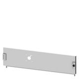 Compartment door 3VA12 (250 A) fixed-mounted, plug-in design, RCD: with, H: 200 mm W: 800