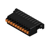 PCB plug-in connector, male plug, 5.08 mm, Number of poles: 10, 180°, PUSH IN with actuator, Clamping range, max. : 3.31 mm², Box