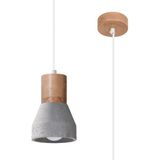 QUBIC HANGING LAMP GREY E27 1X60W IP20