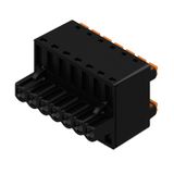 PCB plug-in connector, female plug, 5.08 mm, Number of poles: 7, 180°, PUSH IN with actuator, Clamping range, max. : 3.31 mm², Box