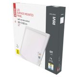 LED panel RIVI 60x60 square surface mounted 40W with frame, dimmable with CCT change