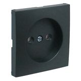 SAFETY COV PLAT F/SINGLE PHASE SOCKET GRAY