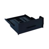 Bare extractable shutter cassette for right panel compatible with RJ 45 HD Jack connectors
