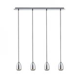 BABADES IV pendant chrome 230V GU10 4x35W
