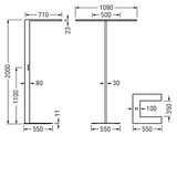 Free-standing luminaires Luceos S Prisms White ETDD 216W 30600lm Wide reduced glare UGR19 (W19) IK02 3 SDCM