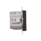 SOON ON SALE, Two-way switch, Push In system, (module), Simon 24, IP20/IP44, 10AX, cashmere