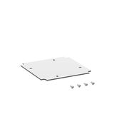 Mounting plate, light grey