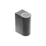 Facade luminaire bidirectional TIAGO, 2*GU10, max. 2*35 W, IP54, black