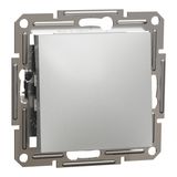 Asfora-1p 2way switch-10AX screwless alu