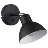 BAROQUE wall black chrome 230V LED E27 11W
