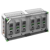 NH fuse enclosure, Type of protection IP65, Impact strength IK08, Protection class II, Rated voltage 690V AC, Halogen free