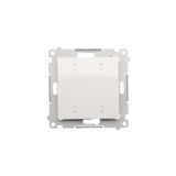 Electronic roller blind switch/push button, 6A, white