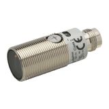 Photoelectric sensor, M18 threaded barrel, metal, red LED, diffuse, 1 E3FB2038M