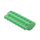 PCB plug-in connector, female plug, 7.62 mm, Number of poles: 11, 90°, Clamping yoke connection, Clamping range, max. : 3.31 mm², Box