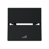 Rocker cover dimmer symbol - 2M - Matt Black
