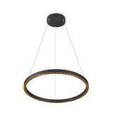 ONE CUBE UP/DOWN, pendant light, 300cm, 3000K, DALI 2, Touch, black