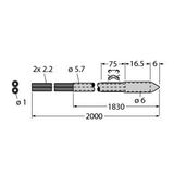 Plastic Fiber Bifurcated Fiber   PBE415UTMLLPHT1