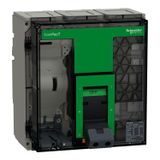Circuit breaker frame, ComPacT NS1250H, 70kA at 415VAC, 1250A, 3P, fixed, manually operated, without control unit