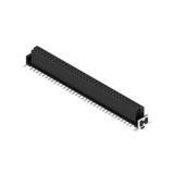 PCB plug-in connector, female header, SMD solder connection, Pitch in mm (P): 1.27 mm, Number of poles: 68, 180°, Tape