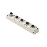 with M12 outlet, 8-pole, A-coded, M12, 30 V, A-coded, LED: Yes, LED initiator: Yes, Wiring type: PNP