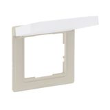 1-GANG PLATE IP44 IVORY