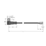 Actuator And Sensor Cable, PP-EPDM Connection Cable   WKCV5T-2/TFW