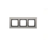 Triple frame, glass, Storm cloud