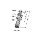 Inductive Sensor With Extended Switching Distance   NI6U-EGT08-AP6X-H1341