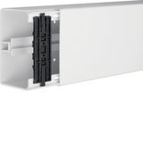 Cable routing duct with devices/partition wall installation option PVC FB 80x130 mm vwhite