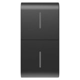 REPLACEABLE BUTTON KEY FOR ECO CONNECTED PUSH BUTTON - 1 MODULE - SATIN BLACK - CHORUSMART