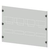 Masking frame 3VA20 (100 A), 3VA21 (160 A), 3VA22 (250 A), 4-pole, fixed-mounted, drive: direct,