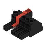 PCB plug-in connector, female plug, 7.62 mm, Number of poles: 4, 180°, Clamping yoke connection, Clamping range, max. : 10 mm², Box