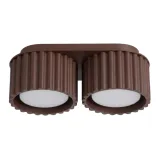 Ceiling lamp AURA 2 brown Gx53