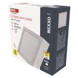 LED surface luminaire NEXXO, square, white, 7.6W, with change CCT