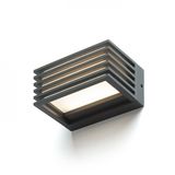 CLAIRE 14 wall anthracite grey frosted acrylic 230V LED 6W IP54 3000K
