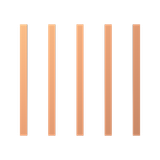 VC33VT-BF400 flat copper set 400A L=315MM consisting of 5x20x10