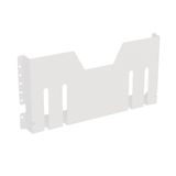 Document pocket for 600 mm wide enclosures, sheet steel