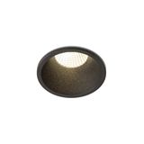 OWEN DIMM recessed black 230V LED 7W 45° IP54 3000K - 1800K