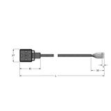 Valve connector A type Connection Cable   VAS04-K81E-2/TXL