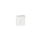 TELEPHONE SOCKET (4 CONDUCTORS) WHITE