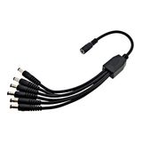 DC barrel connector 6 way splitter - 5.5 x 2.1mm