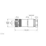 Field-Wireable Connector M12 Power   FW-ERKPM0414-PT-S-0810